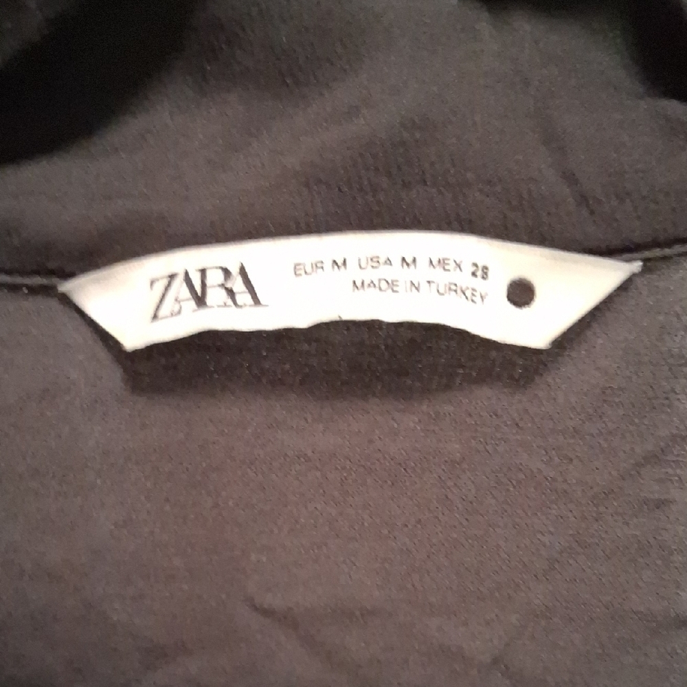 Zara Black Button-Down Shirt - Picture 2 of 5